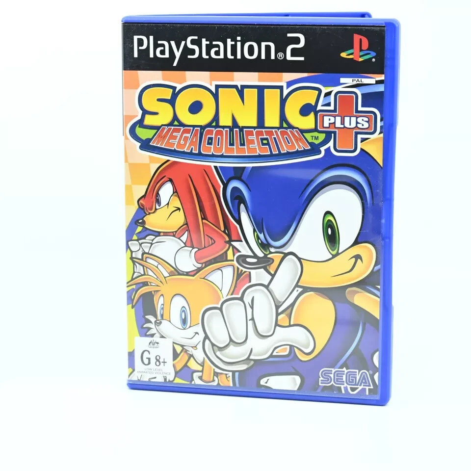 Sonic Plus Mega Collection Inc. Manual (PS2) [PAL] - 60 DAY WARRANTY