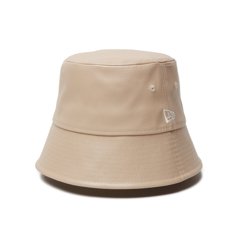 New era Bucket hat 01 Sailor Brim Synthetic Leather Beige