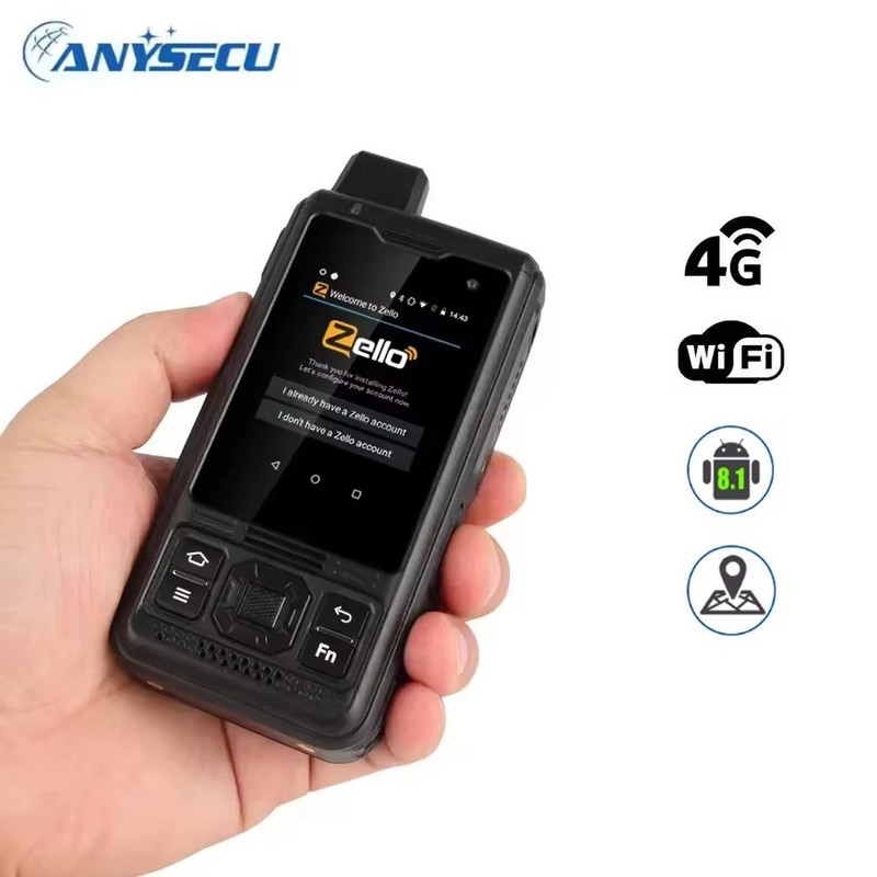 UNIWA B8000 Android 8.1 4G Network Radio With GPS WIFI POC Walkie Talkie 2.4Inch