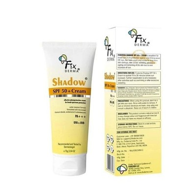 Fixderma Shadow Sunscreen SPF 50+ Cream PA+++ Dry Skin For Body & Face Broad