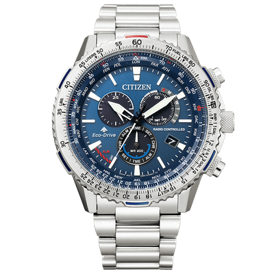 Pre-owned Citizen Promaster Sky Cb5000-50l Eco-drive Radio Controlled Watch Direct Flight