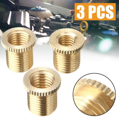 3 Pcs Gear Shift Knob Thread Adapter Nut Insert Kit M10x1.25 M10x1.5 M8x1.25 USA