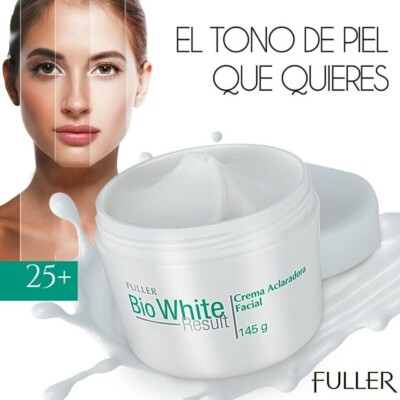 CREMA ACLARADORA FACIAL QUITA MANCHAS  BIO WHITE DE FULLER RESULTADOS EN 28 DIAS