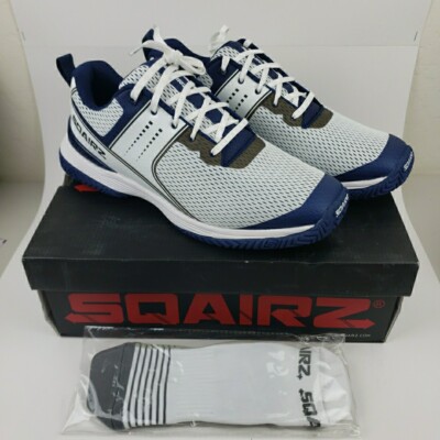 SQAIRZ Speed Mesh Golf Mens Shoes Mens 12 White Navy Blue Spikeless Athletic
