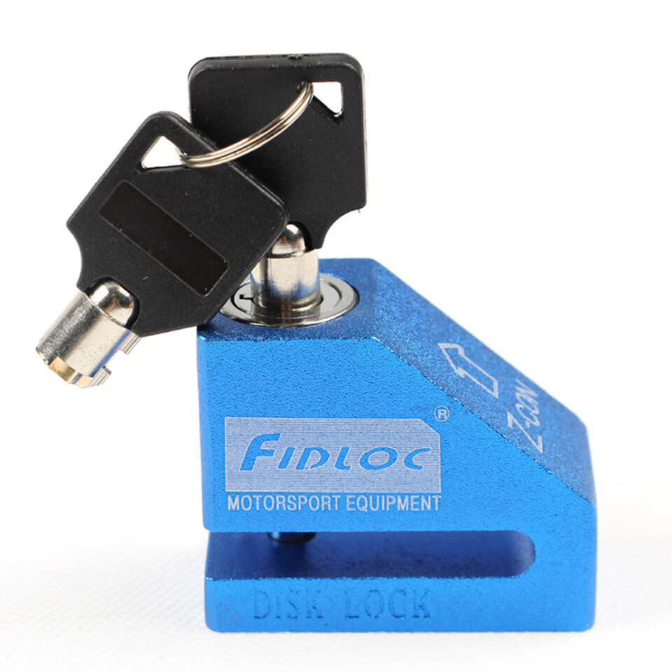 Lucchetto Blocca Disco 2 Chiavi Sicurezza Antifurto Moto Scooter Bici Elettriche