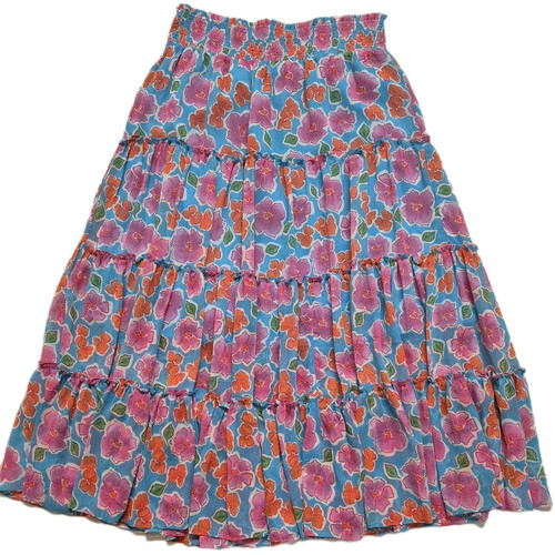 Jupe Midi Fleurie Nicholas Taille 0 - Occasion Très Bon état - Coupe A-Line En Polyester