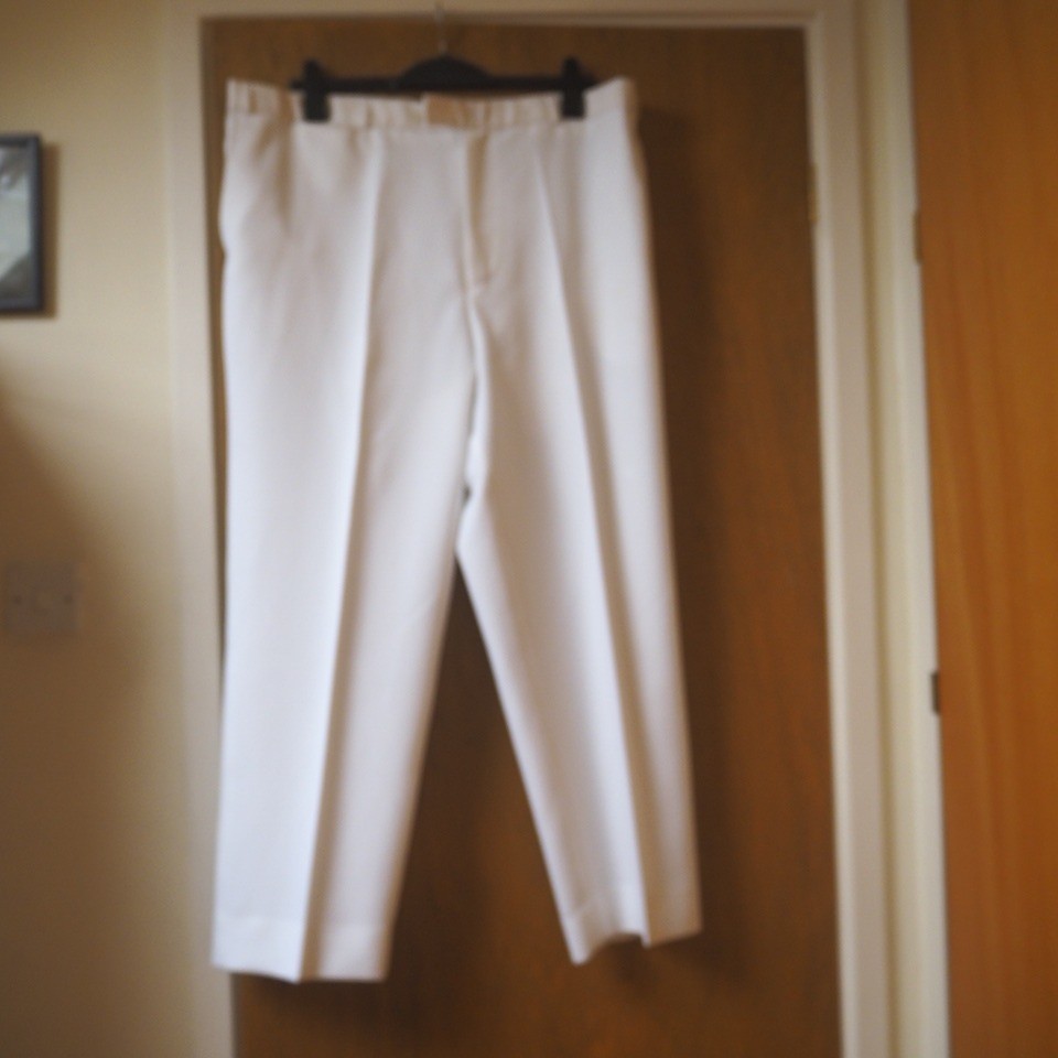 Genuine Gents White Bowling Trousers in Cambridge, Cambridgeshire