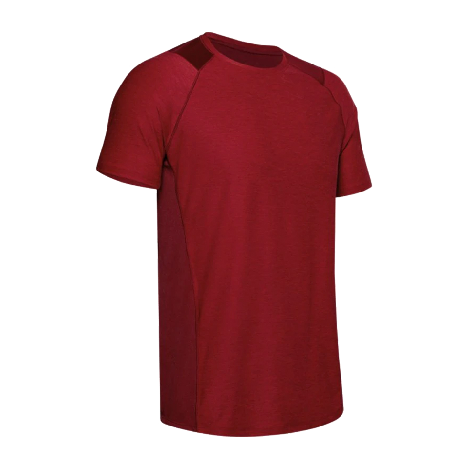 

Мужская спортивная футболка с коротким рукавом Under Armour MK-1 HeatGear, маленький размер, НОВИНКА, Красный, Under Armour MK-1 HeatGear