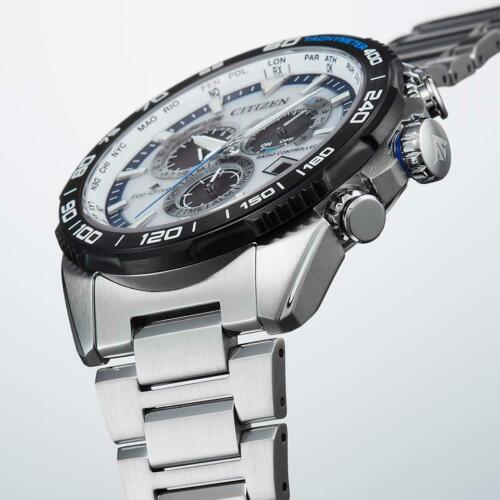 Pre-owned Citizen Cb5034-91a [promaster Eco Drive Land Series Direct Flight]