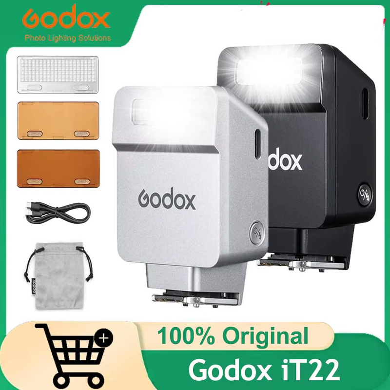 Godox iT22 TTL Mini On-Camera Flash C/N/S/F/O Compact Shoe-Mounted with Magnetic