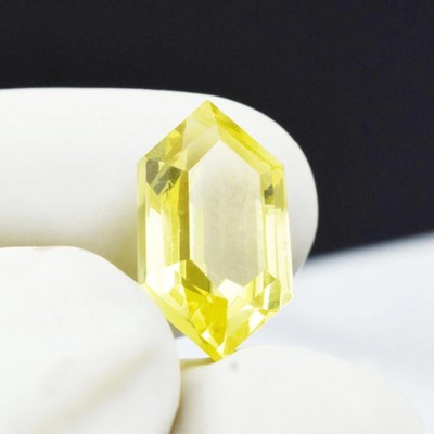 Stunning Yellow Sapphire Natural Fancy Cut 10+ Ct Certified Loose Gemstone