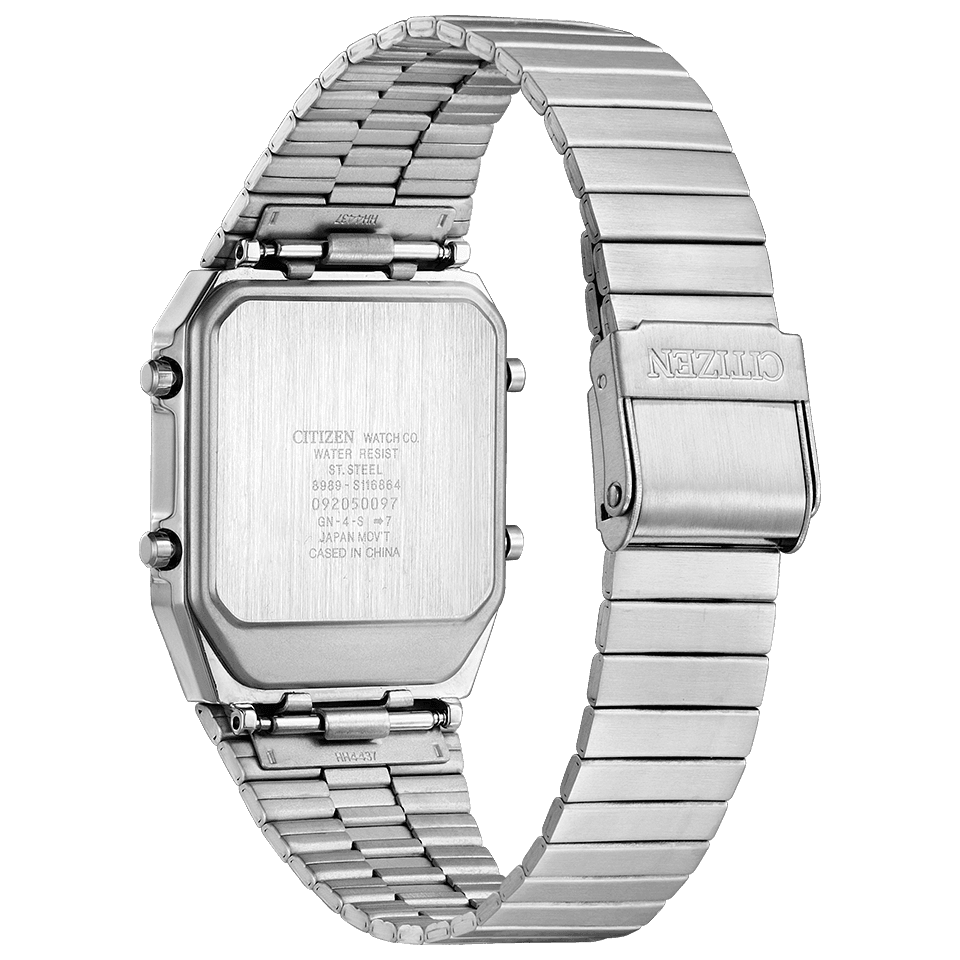 Pre-owned Citizen Collection Ana-digi Temp Jg2101-78e Analog Digital Silver Watch Unisex