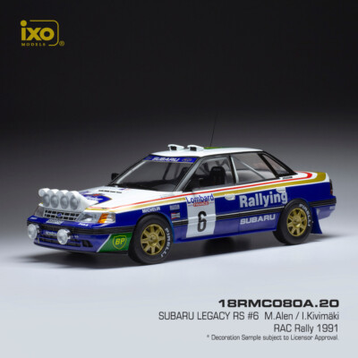 1:18 McRae SUBARU LEGACY RS Rothmans Rally car RAC Allen IXO 18RMC080A B or 80C