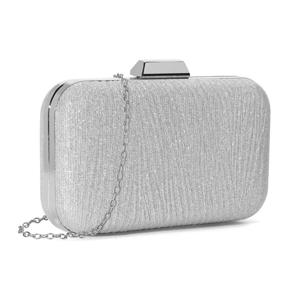 Silver Clutch Bags for Women