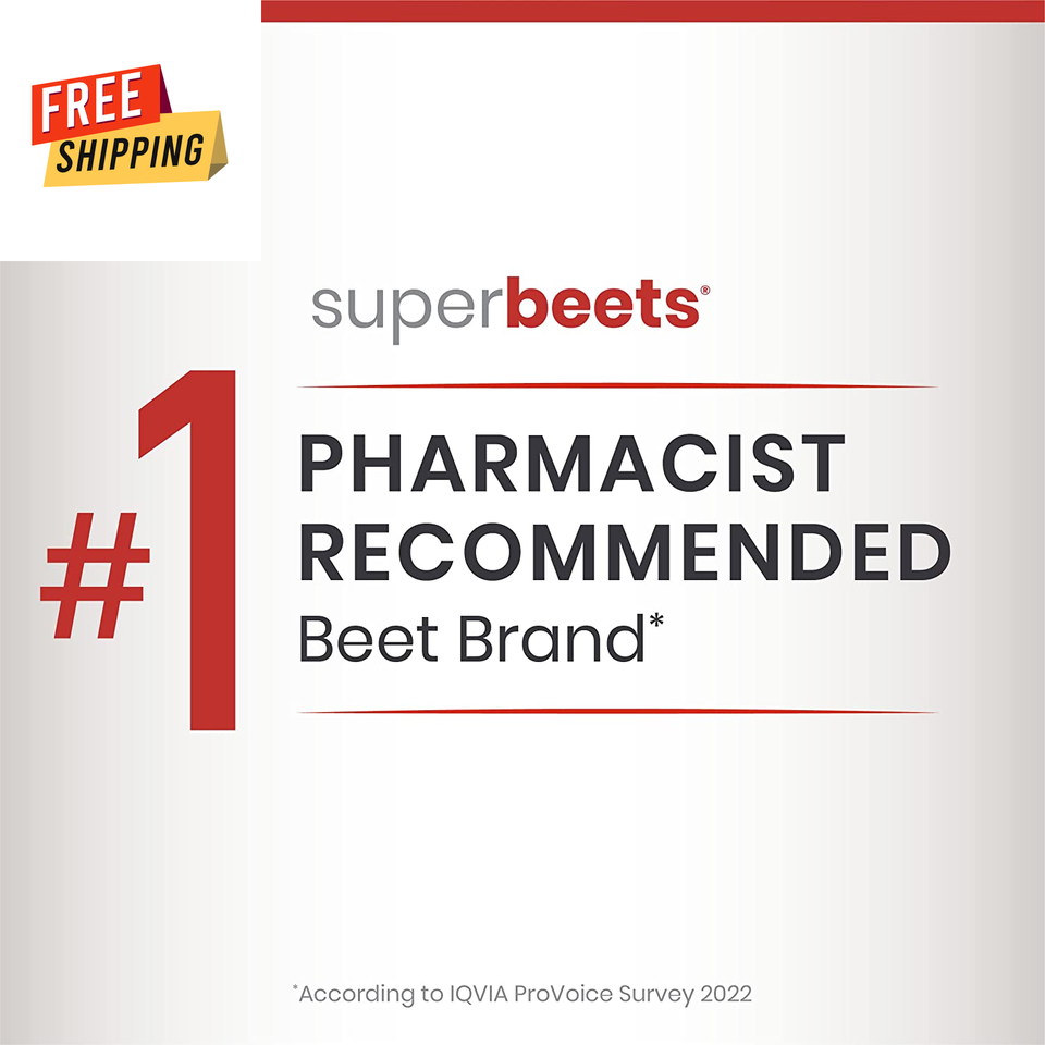 Humann SuperBeets Heart Chews - Nitric Oxide Production and Blood Pressure Suppo