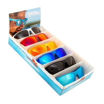 Airhead AHFS-SWM6 Sport Floating Polarized UV Protection Sunglasses - Set of 6