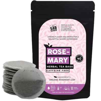 the tea trove Rosemary Tea Bags Organic-40 Tea Bags Free Shipping World Wide