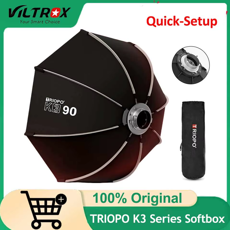 K3 Series Octagon Softbox Quick-Setup Bowens Mount for Sokani X100 X60 Mini Aput