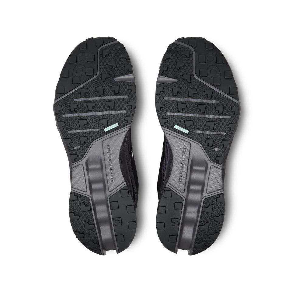 Pre-owned On Cloudsurfer Trail Waterproof Black Eclipse 3me10270106 Men's Size