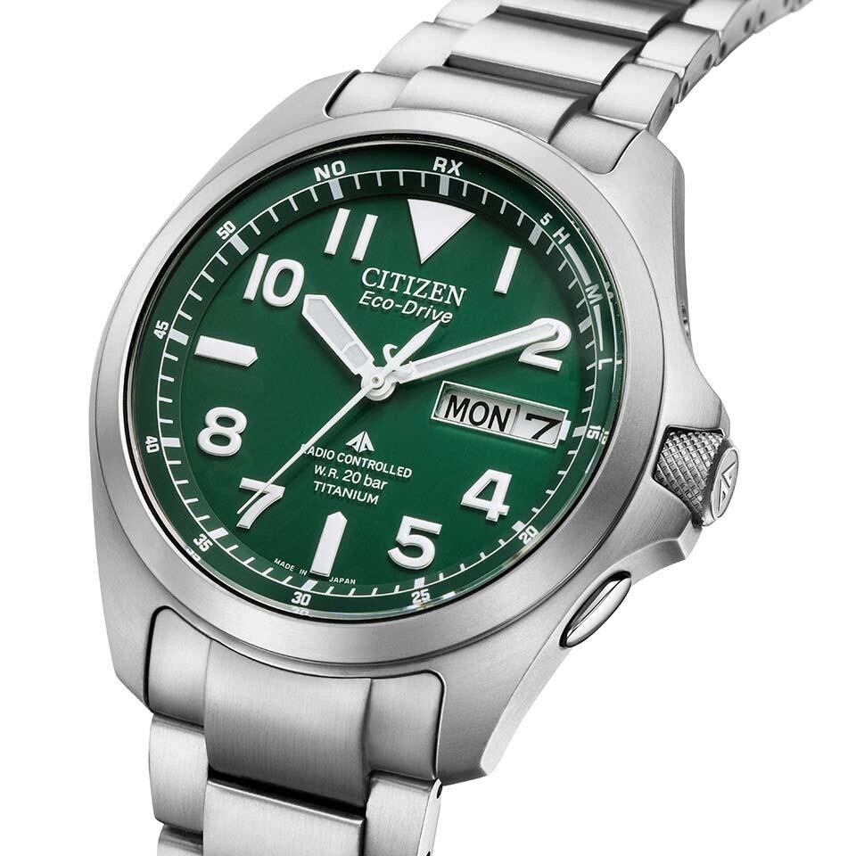 Pre-owned Citizen Promaster Ecodrive Pmd56-2951 Titanium Solar Watch Fast Ship