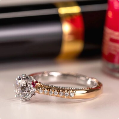 Anillos Sortijas 10k Argollas de Compromiso Matrimonio Oro Bodas Anel Para Mujer