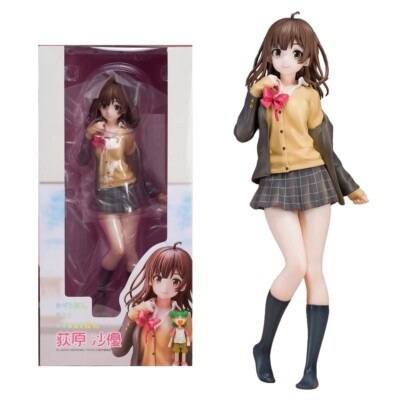 Ogiwara Sayu,Anime Higehiro, Figure Schoolgirl Sitting Uniforms Collection 26 Cm