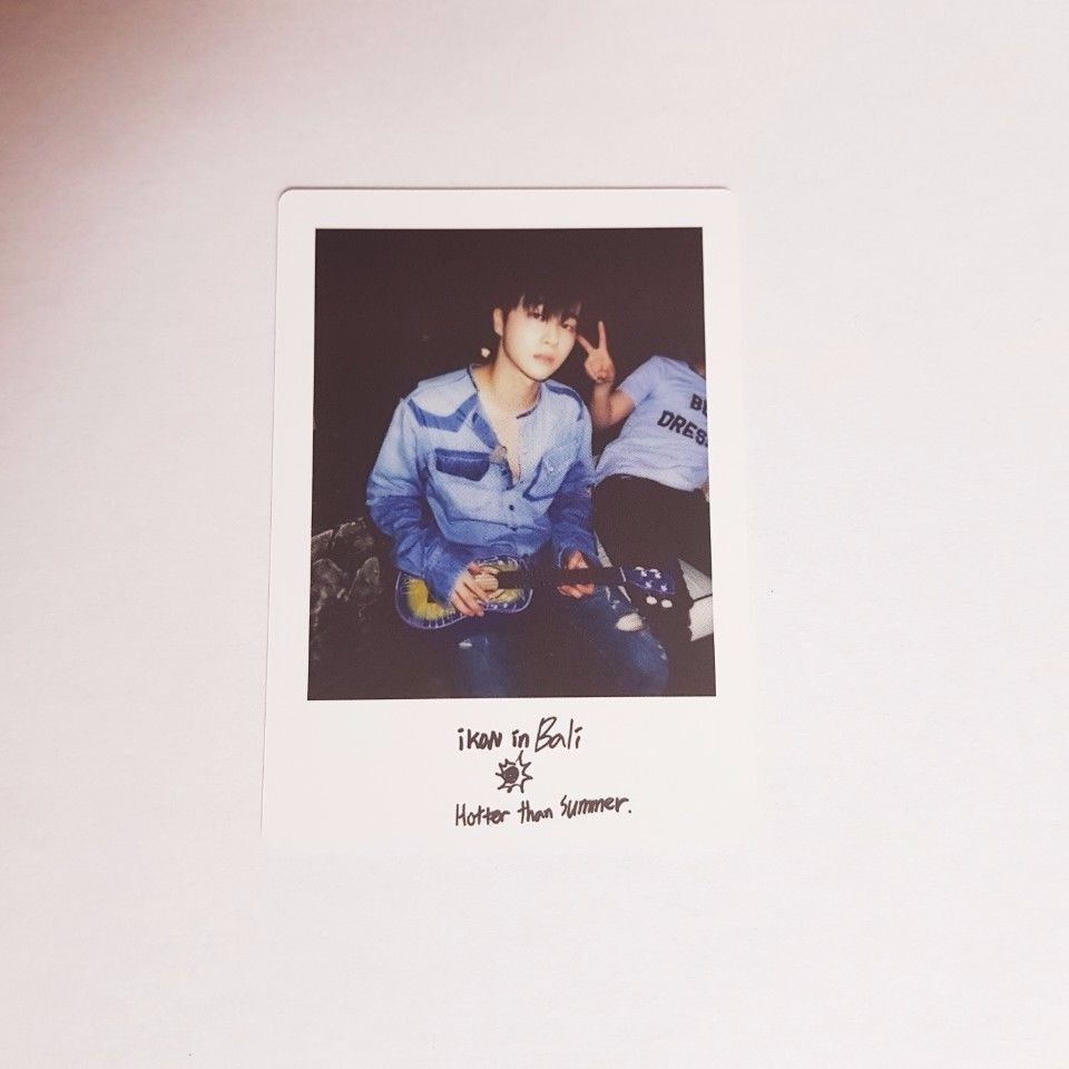 Kpop Ikon Summertime Season2 In Bali Limited Edition Official Jinhwan Polaroid