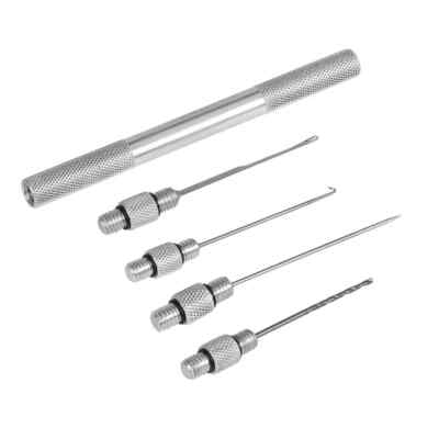 Boilie Needle and Drill set for carp fishing with boilies and corn