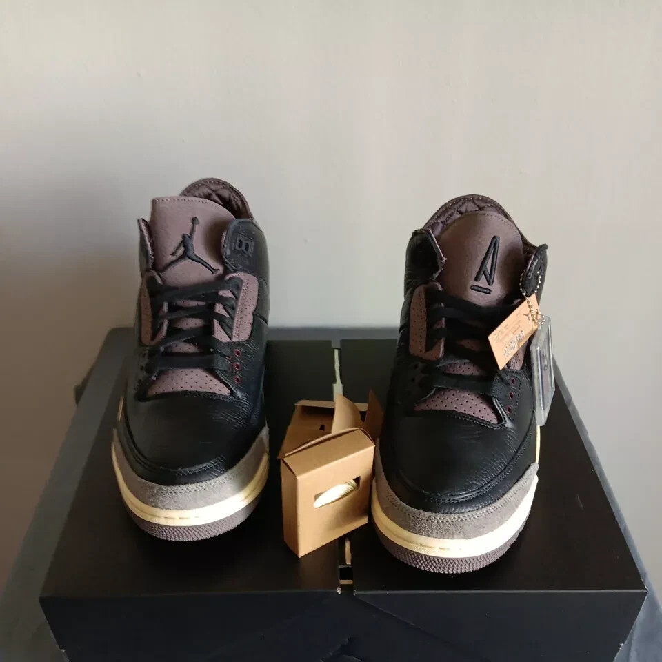 Pre-owned Jordan Size 12.5 - A Ma Maniére X Air  3 Retro While You Were Sleeping W In Black