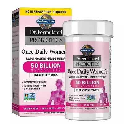 Garden of Life Dr. Formulated Women's Probiotics, 50 Billion,30 Caps, Free SHIP!