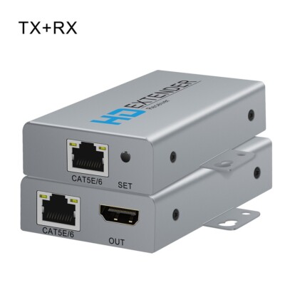 HDMI 1080P Extender up to196ft over Cat5e Cat6  over Ethernet Network LAN POE