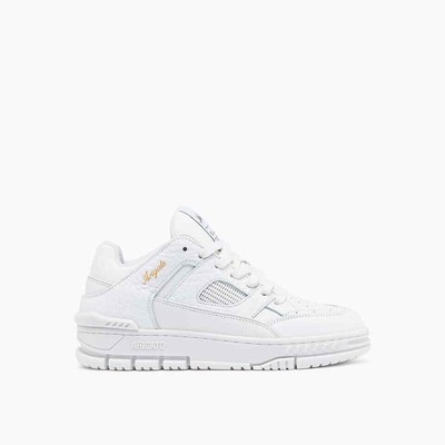 Pre-owned Axel Arigato Area Lo Sneakers In White