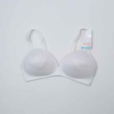 Warner's Elements of Bliss Wire-Free Contour Bra White Size 36C 2674