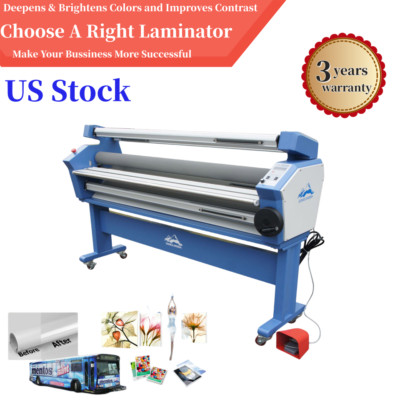 55in Full-auto Large Format Cold Laminator with Heat Assisted & Trimmer