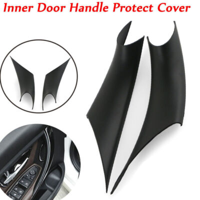2 PCS Inner Door Handle Inside Cover Protect Case For BMW 3/4 Series F30 F35 F34