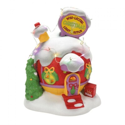 Dept 56 WHO-LECTRIC CHRISTMAS LIGHT REPAIR Grinch Village 6013020 BRAND NEW 2024