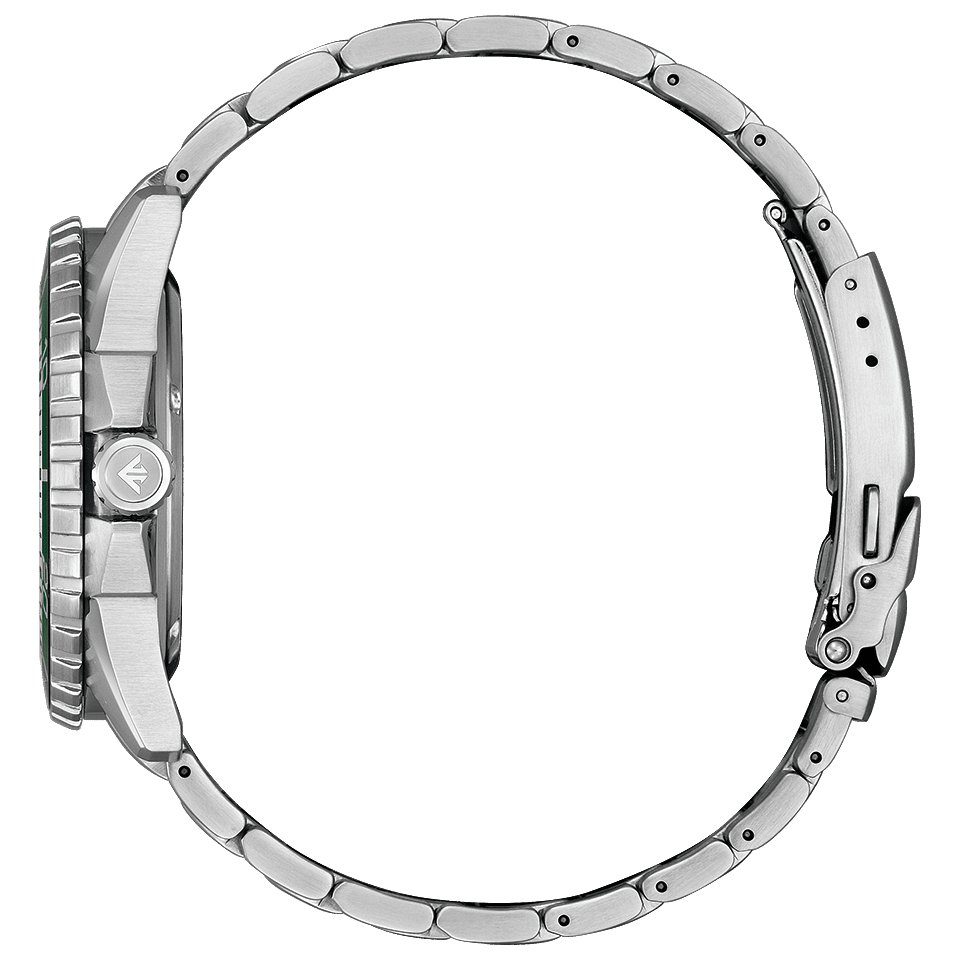Pre-owned Citizen Collection, Marine Watch, Bn0199-53x, Stainless Steel Push Type
