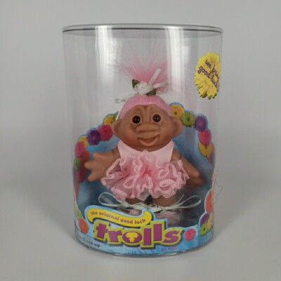 5'' DAM Ballerina Troll, Original Good Luck Doll, 2006 Jakks Pacific