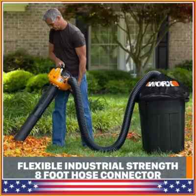 WORX 3 In 1 Blower Mulcher Vacuum With Leaf Pro Collection System Vac Collector