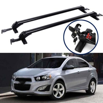 For Chevy Sonic 12-20 Car Top Roof Rack Crossbars Luggage Cargo Carrier w/ Locks