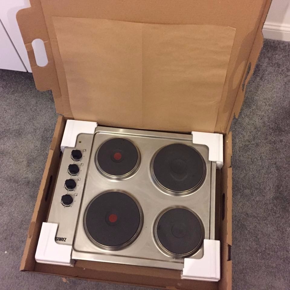 Zanussi Silver Electric Hob in Newcastle, Tyne and Wear Gumtree