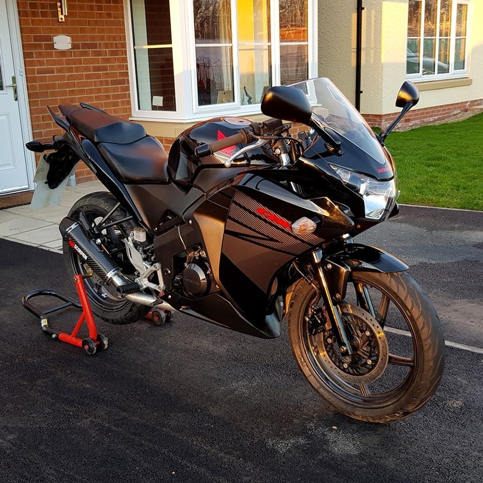 honda cbr125r exhaust