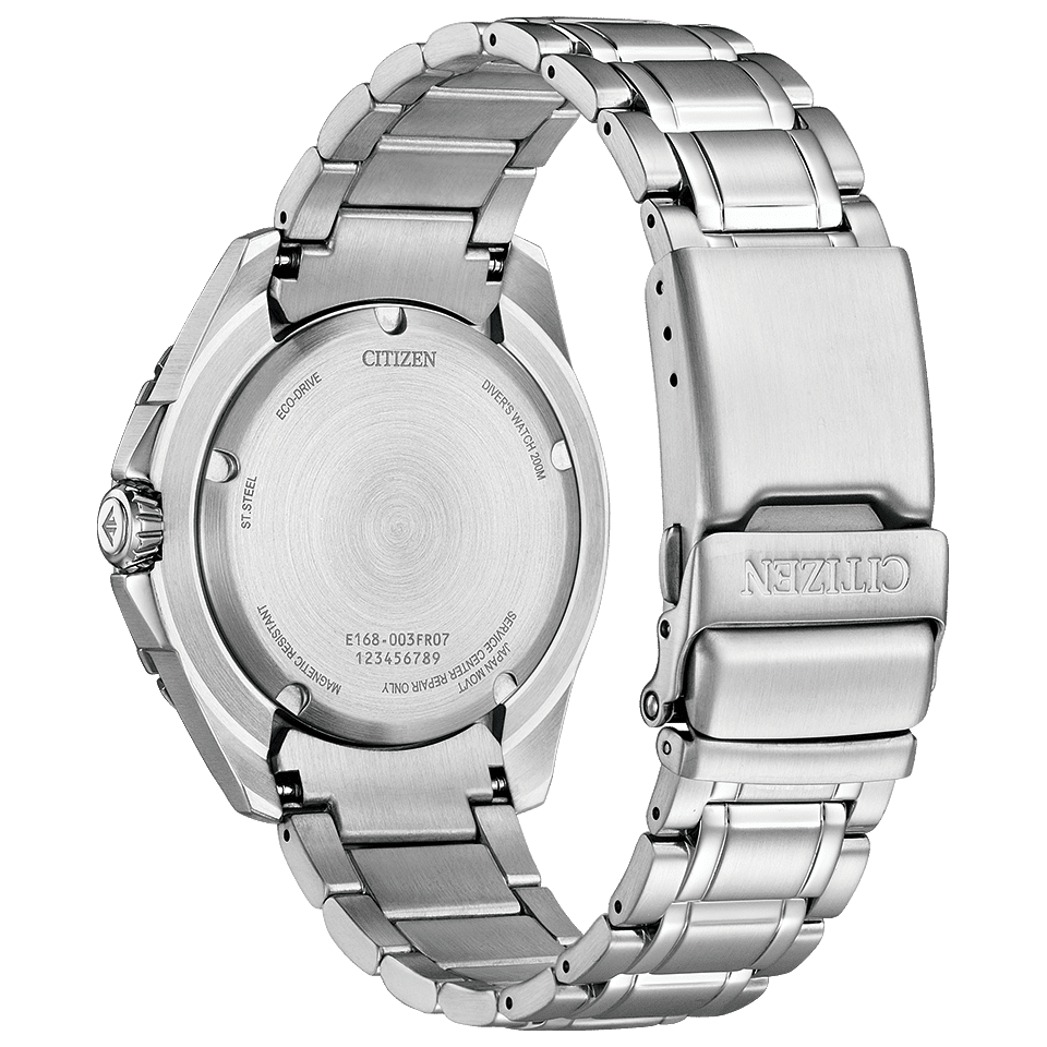 Pre-owned Citizen Collection, Marine Watch, Bn0199-53x, Stainless Steel Push Type