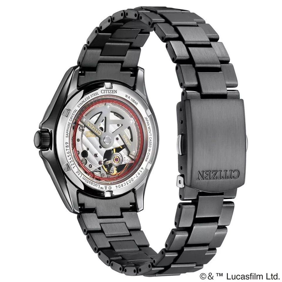Pre-owned Citizen Collection Np1015-66e Darth Vader Limited Edition Automatic Watch Mens