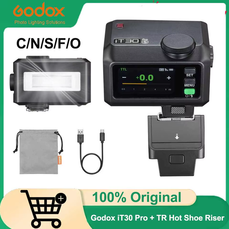 Godox iT30 Pro Camera Flash 2.4G Wireless Pocket Flash Light TTL HSS with Godox