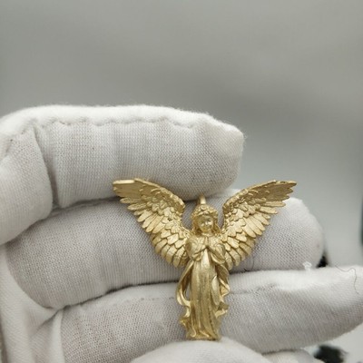 Pure Brass Solid Angel's Wings Pendant Decorations