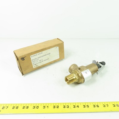 Kunkle 6010DDM01AKM Safety Relief Valve 3/4'' 165PSI