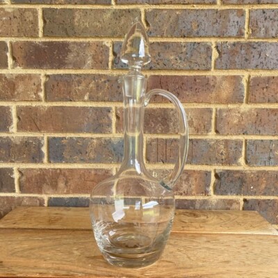 Vintage Etched Crystal Decanter by Princesss House