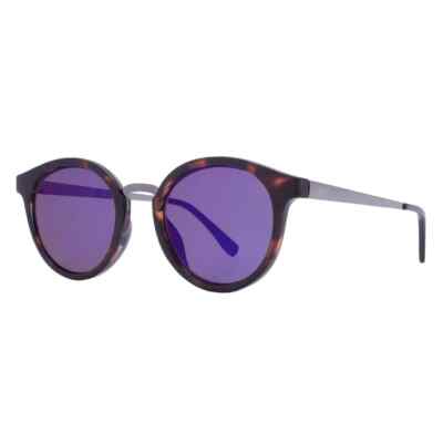 Guess Women's GF0305 53X  Blue Round Sunglasses 51mm