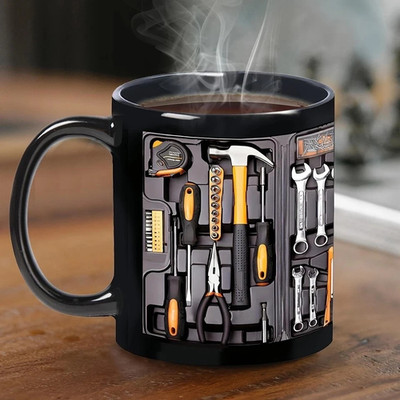 Ultimate Mechanic Toolbox Mug Funny Tool Box Coffee Gift for Dad Husband